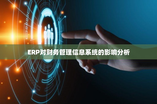 ERP对财务管理信息系统的影响分析