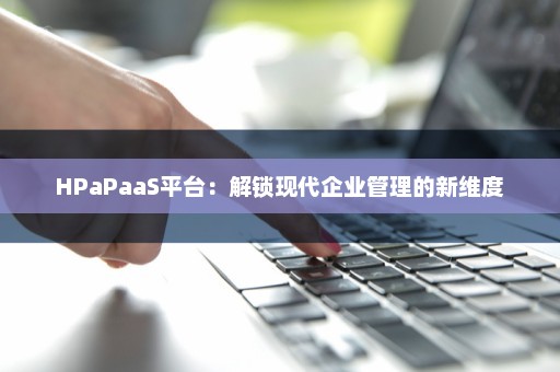 HPaPaaS平台：解锁现代企业管理的新维度