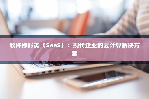 软件即服务（SaaS）：现代企业的云计算解决方案