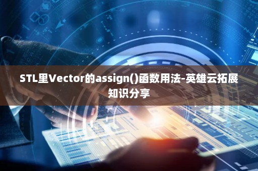 STL里Vector的assign()函数用法-英雄云拓展知识分享