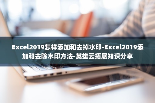 Excel2019怎样添加和去掉水印-Excel2019添加和去除水印方法-英雄云拓展知识分享