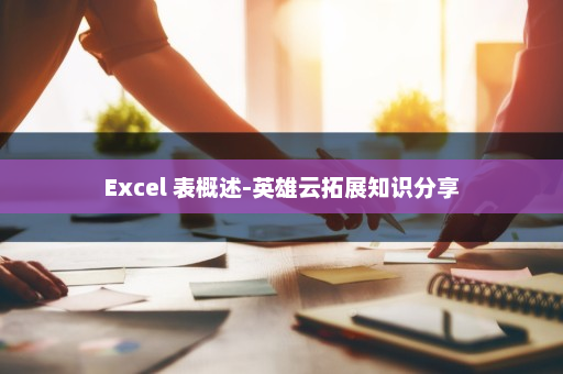 Excel 表概述-英雄云拓展知识分享