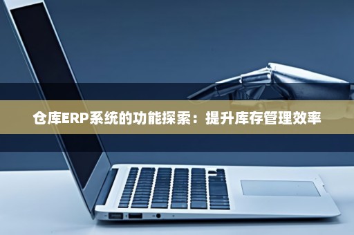 仓库ERP系统的功能探索：提升库存管理效率