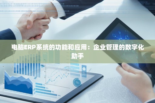 电脑ERP系统的功能和应用：企业管理的数字化助手
